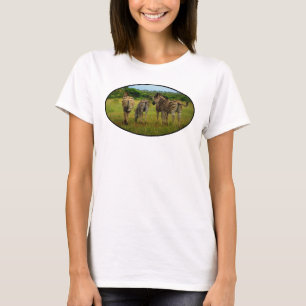 アフリカのシマウマ Tシャツ