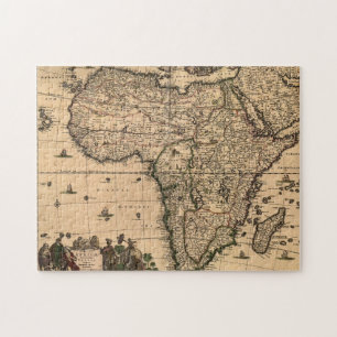 アフリカのジグソーパズルのゲームの1688旧世界の地図 ジグソーパズル