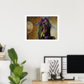 アフリカのジャングルの男の子 ポスター (ホームオフィス)