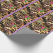 アフリカのジャングルの美しい ラッピングペーパー (角)