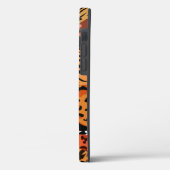 アフリカのジャングル動物の水の色の部族のパターン Case-Mate iPhoneケース (裏面 / 左)