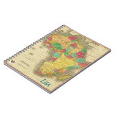 アフリカのジャーナルまたはノートの愛 ノートブック (左側)