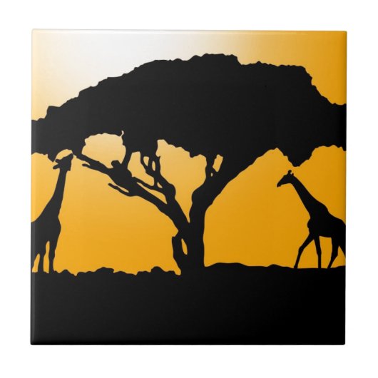 アフリカのスタイル タイル (正面)