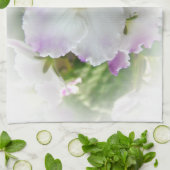 アフリカのスミレの花 キッチンタオル (折り畳み)