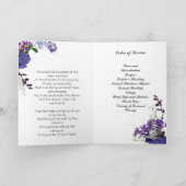 アフリカのスミレの葬儀計画 プログラム (内部)