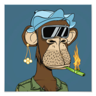 アフリカのスモークサル フォトプリント           