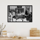 アフリカのスーダンにおける解剖学の授業1920 ポスター (キッチン)