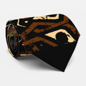 アフリカのズールーのデザイン ネクタイ (ロール)