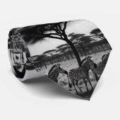 アフリカのゼブラス絵を描油、ネックタイ ネクタイ (ロール)