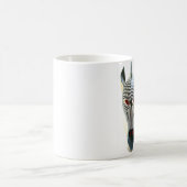 アフリカのゼブラマスクマグ コーヒーマグカップ (中央)