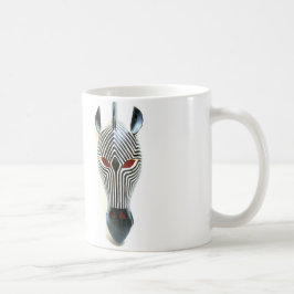 アフリカのゼブラマスクマグ コーヒーマグカップ