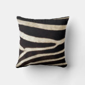 アフリカのゼブラ クッション (裏面)