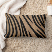 アフリカのゼブラ ランバークッション (ブランケット)