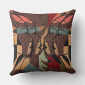 アフリカのタペストリー クッション (裏面)