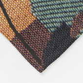 アフリカのタペストリー フリースブランケット (角)