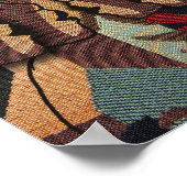 アフリカのタペストリー ポスター (角)