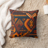 アフリカのダンス：民族スタイルアフリカのパターン クッション (ブランケット)