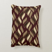 アフリカのチータの皮パターン2 アクセントクッション (裏面(縦))