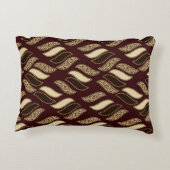 アフリカのチータの皮パターン2 アクセントクッション (裏面)