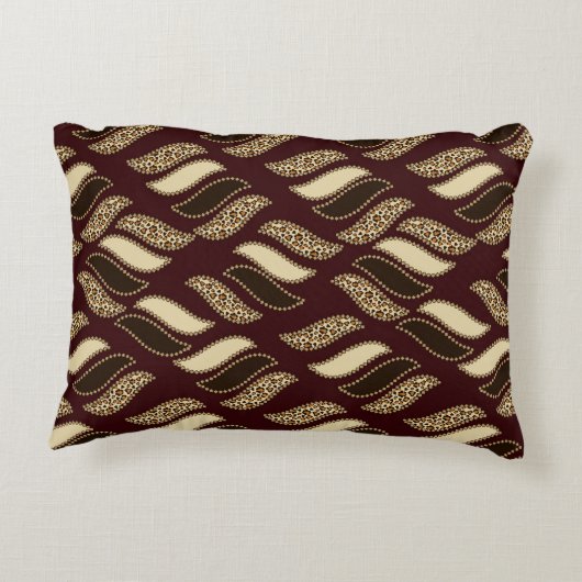 アフリカのチータの皮パターン2 アクセントクッション (裏面)
