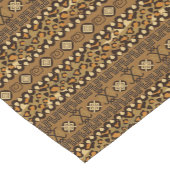 アフリカのチータの皮パターン2 ショートテーブルランナー (コーナー)