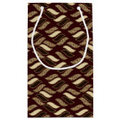 アフリカのチータの皮パターン2 スモールペーパーバッグ (裏面)