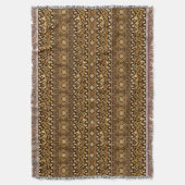 アフリカのチータの皮パターン2 スローブランケット (正面縦)