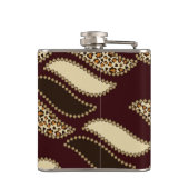 アフリカのチータの皮パターン2 フラスク (裏面)