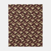 アフリカのチータの皮パターン2 フリースブランケット (正面)