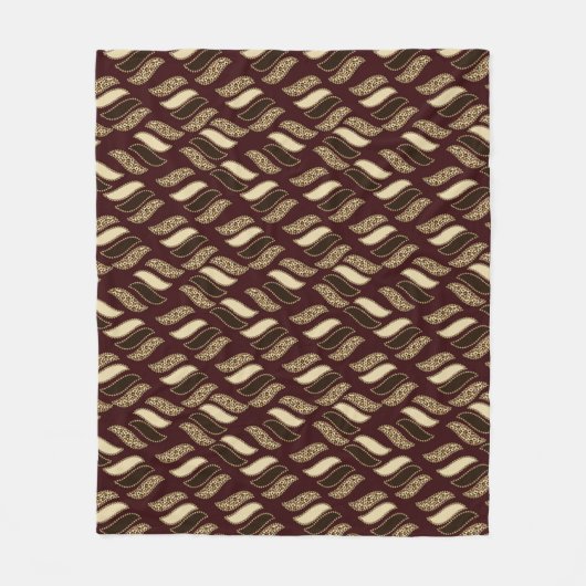 アフリカのチータの皮パターン2 フリースブランケット (正面)