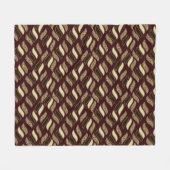 アフリカのチータの皮パターン2 フリースブランケット (正面(横))