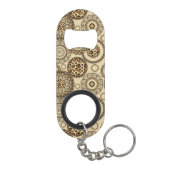 アフリカのチータの皮パターン3 キーホルダー栓抜き (裏面)