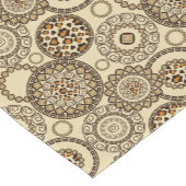 アフリカのチータの皮パターン3 ショートテーブルランナー (コーナー)