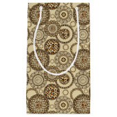 アフリカのチータの皮パターン3 スモールペーパーバッグ (正面)