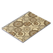 アフリカのチータの皮パターン3 ノートブック (左側)