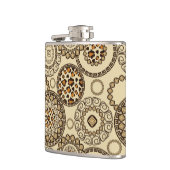 アフリカのチータの皮パターン3 フラスク (左)