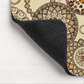 アフリカのチータの皮パターン3 マウスパッド (コーナー)