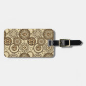 アフリカのチータの皮パターン3 ラゲッジタグ (正面横)