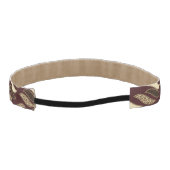 アフリカのチータの皮パターン アスレチックヘッドバンド (裏面)