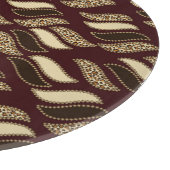 アフリカのチータの皮パターン カッティングボード (角)