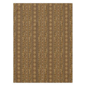 アフリカのチータの皮パターン テーブルクロス (正面)