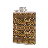 アフリカのチータの皮パターン フラスク (左)