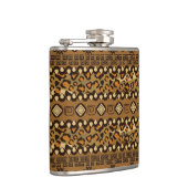 アフリカのチータの皮パターン フラスク (右)