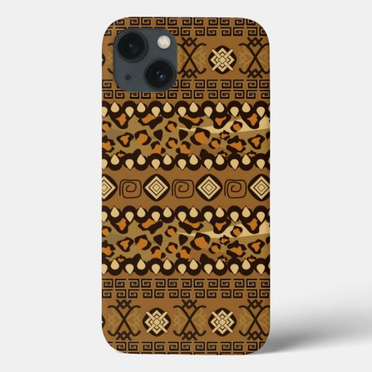 アフリカのチータの皮パターン Case-Mate iPhoneケース (裏面)