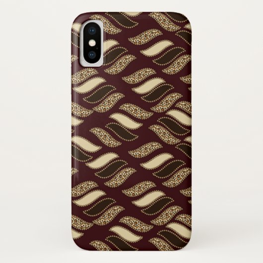 アフリカのチータの皮パターン Case-Mate iPhoneケース (裏面)