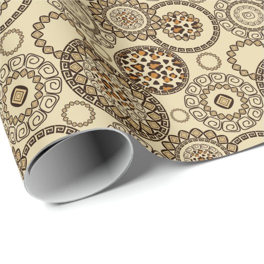 アフリカのチーターの皮膚のパターン3 ラッピングペーパー (ロールコーナー)