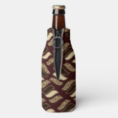 アフリカのチーターの皮膚パターン ボトルクーラー (ボトル裏面)