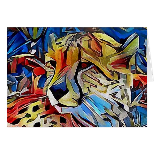 アフリカのチータ (正面横)