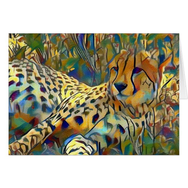 アフリカのチータ (正面横)