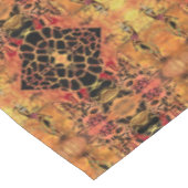 アフリカのテーブルクロッチガールとキリンの友人 テーブルクロス (アングル)